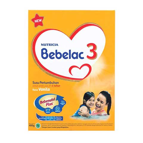 BEBELAC 3 VANILLA BOX 400 G